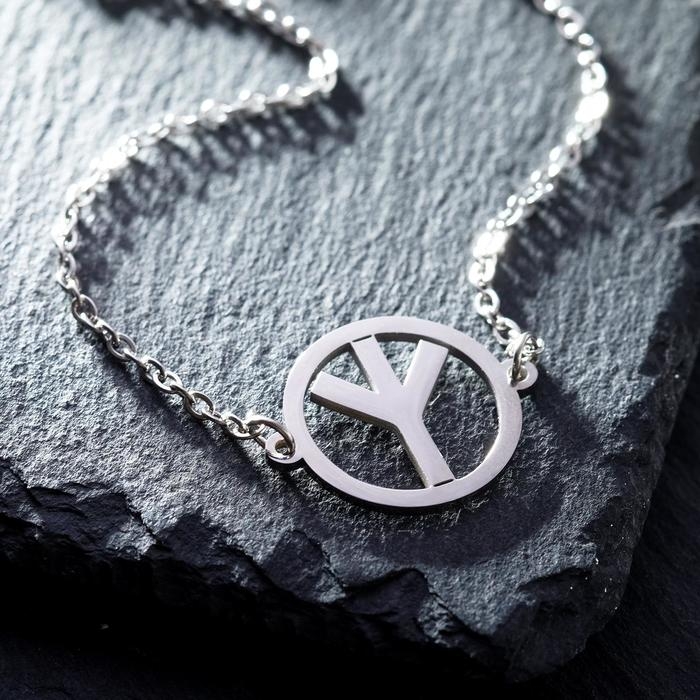 Браслет-оберег &laquo;Руны&raquo; защита, цвет серебро, 17см