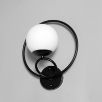 Бра "Сферум" Е27 40Вт черный 28х23х23см Бра "Сферум" Е27 40Вт черный 28х23х23см