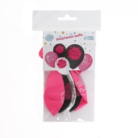 Воздушный шар латексный 12" &laquo;С днем рождения&raquo;, подруге, 5 шт.