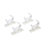 Держатель самоклеящийся для проводов ТУНДРА krep, d=20 мм, 60х20х40 мм, белый, 4 шт. Держатель самоклеящийся для проводов ТУНДРА krep, d=20 мм, 60х20х40 мм, белый, 4 шт.