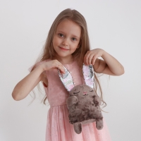 Мягкая игрушка &laquo;Зайка Мила&raquo;, с пайетками, 16х8х17 см