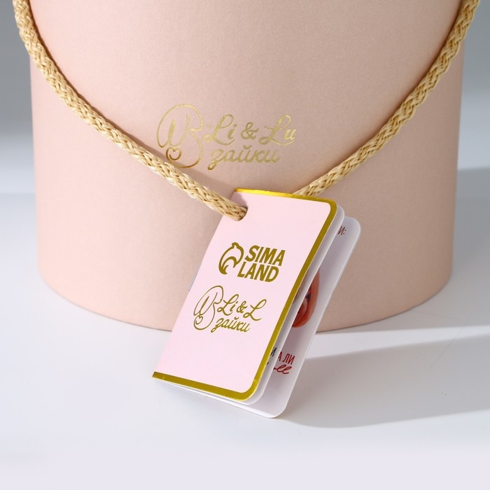 Мягкая игрушка зайка "Li в кокошнике ", заяц