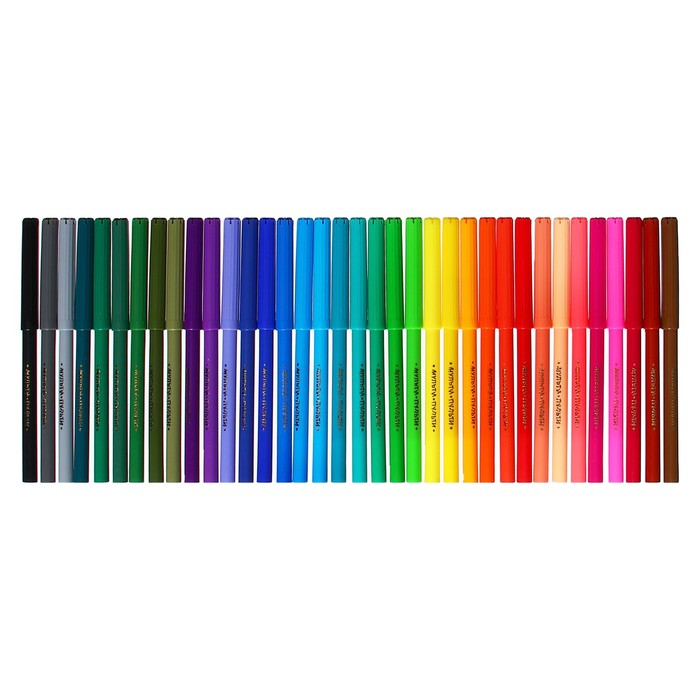 Фломастеры 36 цветов Мульти-Пульти "Енот в Италии", смываемые, вентилируемый колпачок, в блистере