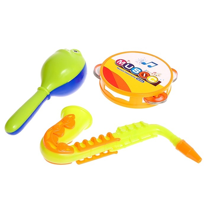 Набор музыкальных инструментов &laquo;Оркестр&raquo;, 3 предмета, МИКС