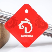 Щипцы кухонные Доляна &laquo;Лист&raquo;, 21,5 см, цвет серебристый