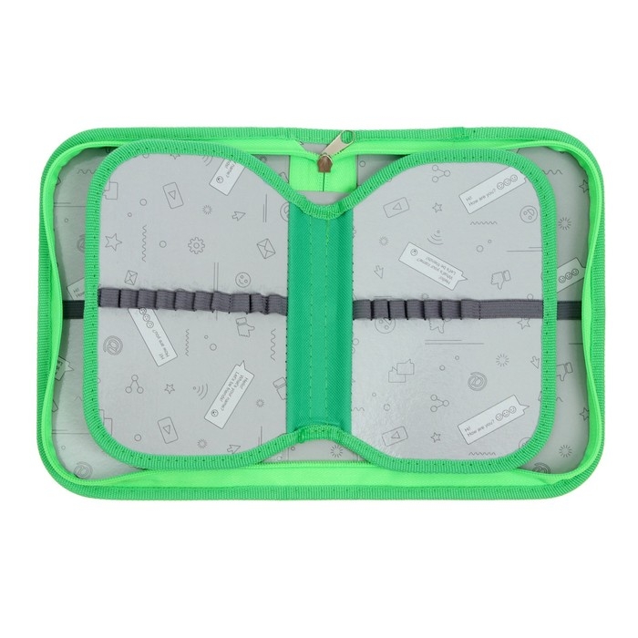 Пенал 3 секции, вкладка внутри, 140 х 210 х 40 мм, тканевый, Calligrata TOP Block Пенал 3 секции, вкладка внутри, 140 х 210 х 40 мм, тканевый, Calligrata TOP Block "След"