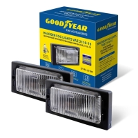 Фары противотуманные Goodyear VAZ 2110-15 с лампами, GY-FL-2110C/Н3 12В, 2 шт