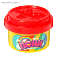 Набор для игры с пластилином &laquo;Пони&raquo;, цвета МИКС