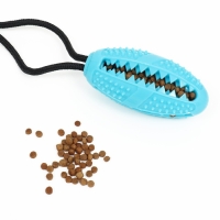 Игрушка для собак "Эллипсоид для лакомств на присоске", 40 х 9 см, голубая Игрушка для собак "Эллипсоид для лакомств на присоске", 40 х 9 см, голубая