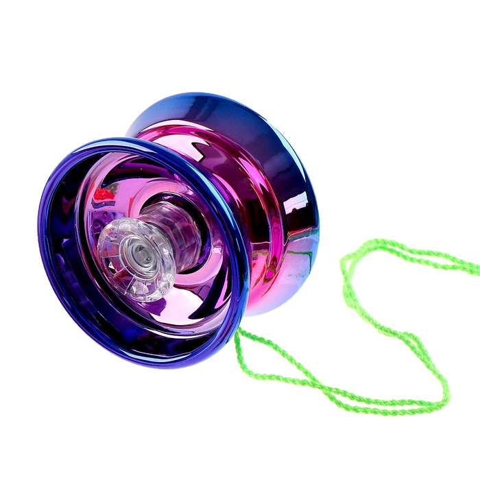 Йо-йо &laquo;Блеск&raquo; металическая, цвета МИКС