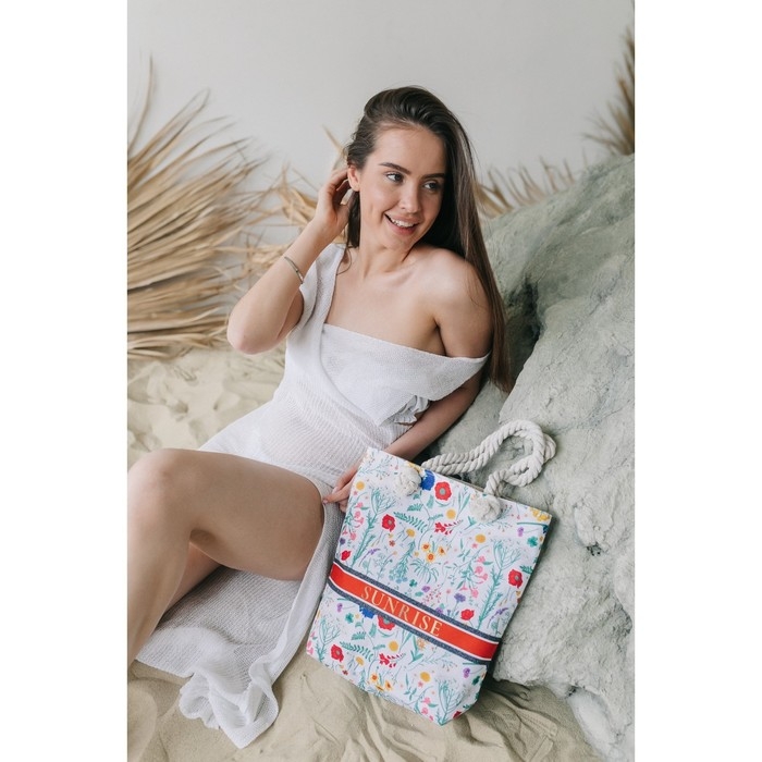 Сумка женская пляжная Сумка женская пляжная "Sunrise", 35х40 см