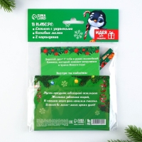 Подарочный набор новогодний, блокнот,карандаши ч/г 2 шт и восковые мелки &laquo;Волшебный набор&raquo;