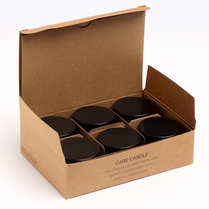 Свеча ароматическая в банке "Дикая роза", 12 г