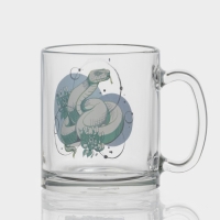 Кружка стеклянная чайная &laquo;Змеи&raquo;, 320 мл, МИКС