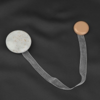 Подхват для штор &laquo;Карамелька&raquo;, d = 5 см, цвет бежевый