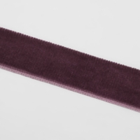 Лента бархатная, 15 мм, 18 &plusmn; 1 м, цвет ежевичный №199