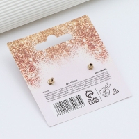 Серьги &laquo;You are beautiful&raquo;, 2.5 х 4 см