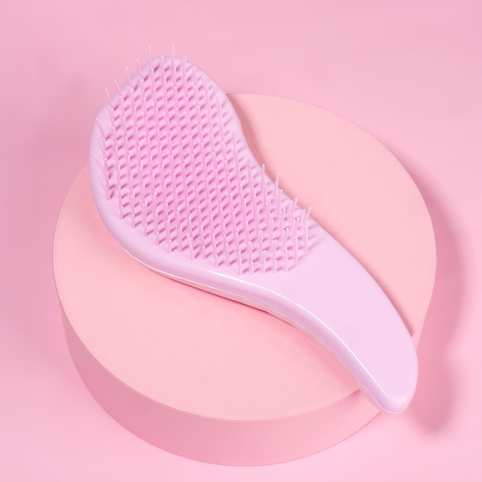 Расчёска массажная, 7,5 &times; 18,5 см, PVC коробка, цвет МИКС