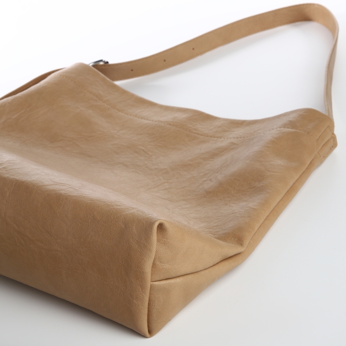 Сумка-мешок женская на магните, косметичка, цвет бежевый Сумка-мешок женская на магните, косметичка, цвет бежевый