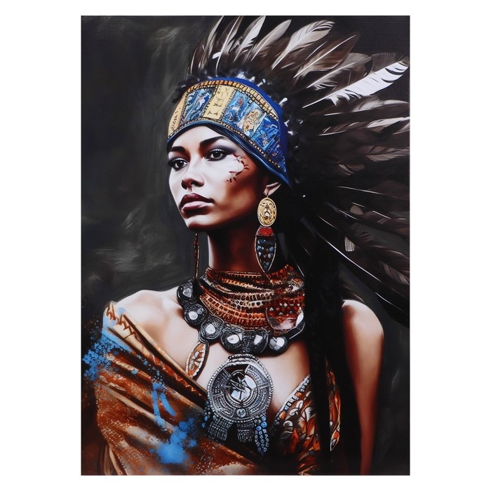 Картина на холсте Картина на холсте "Миджиси-орлица", 50*70 см