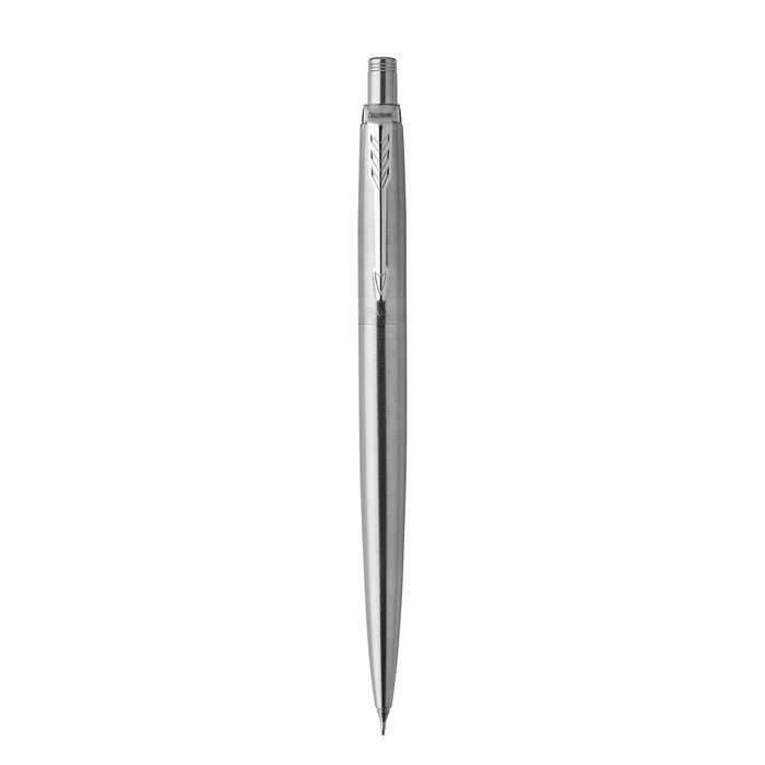 Набор Parker Jotter Core KB61 Stainless Steel CT, ручка шариковая, корпус из нержавеющей стали + карандаш механический 0.5 мм