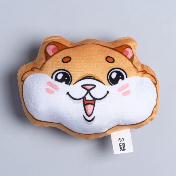 Игрушка для кошек с мятой «Хомячок», 12 х 9,2 см Игрушка для кошек с мятой «Хомячок», 12 х 9,2 см