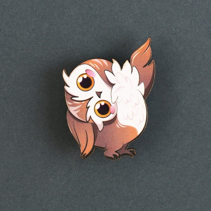 Значок деревянный «Талисман на успех», 4 х 3,5 см Значок деревянный «Талисман на успех», 4 х 3,5 см