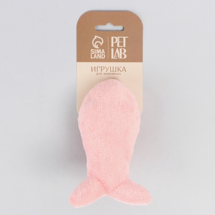 Игрушка для кошки &laquo;Рыбка&raquo; с кошачьей мятой, розовая