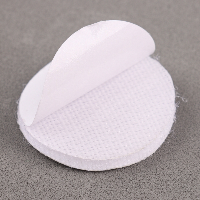 Липучка на клеевой основе &laquo;Круг&raquo;, набор 12 шт., размер 1 шт. 3 см