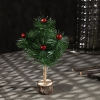 Светодиодная фигура «Ель с гирляндой», 15 × 22 × 12 см, пластик, батарейки LR41х2 (в комплекте), свечение мульти Светодиодная фигура «Ель с гирляндой», 15 × 22 × 12 см, пластик, батарейки LR41х2 (в комплекте), свечение мульти