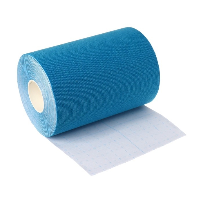 Кинезио - тейп, 10 см &times; 5 м, цвет синий