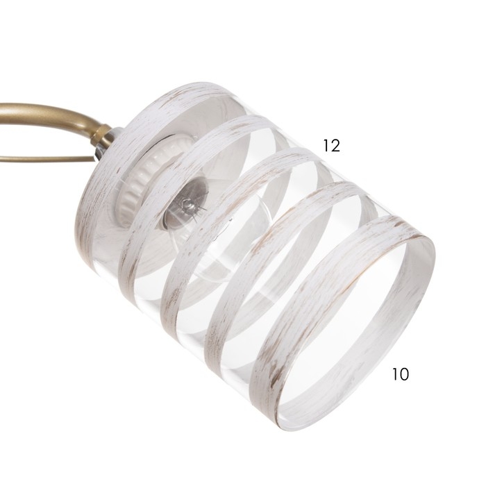 Люстра "Миа" 3х60Вт Е27 Золото, хром 46х46х28см