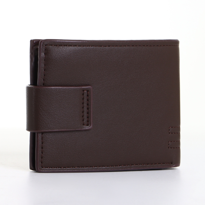 Портмоне мужское на магните, цвет коричневый Портмоне мужское на магните, цвет коричневый