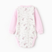Боди с длинным рукавом, цвет розовый/зайцы, рост 74 Боди с длинным рукавом, цвет розовый/зайцы, рост 74
