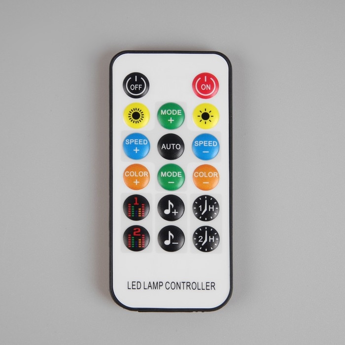 Умная гирлянда &laquo;Нить&raquo; 5 м роса с насадками &laquo;Шарики&raquo;, IP20, черный провод, 100 LED, пульт ДУ, приложение, свечение RGB, USB