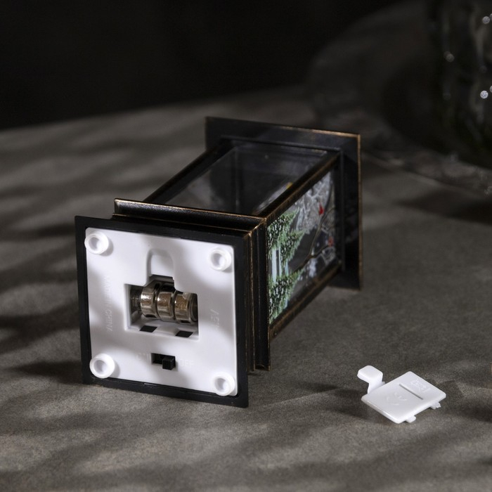 Светодиодная фигура «Ёлка в фонаре» 5 × 12 × 5 см, пластик, батарейки AG13х3, свечение тёплое белое Светодиодная фигура «Ёлка в фонаре» 5 × 12 × 5 см, пластик, батарейки AG13х3, свечение тёплое белое