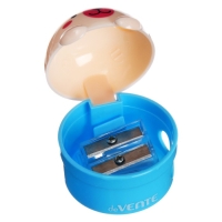 Точилка 2 отверстия с контейнером deVENTE Kitties, МИКС Точилка 2 отверстия с контейнером deVENTE Kitties, МИКС