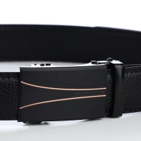 Ремень мужской, ширина 3,5 см, пряжка автомат, цвет чёрный Ремень мужской, ширина 3,5 см, пряжка автомат, цвет чёрный