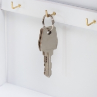 Ключница дерево 6 крючков "Два сердца и рогожка" 26х19х5,8 см Ключница дерево 6 крючков "Два сердца и рогожка" 26х19х5,8 см