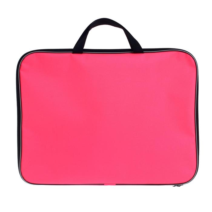 Папка для чертежей и рисунков А3, 470 х 350 х 20 мм, с ручками, текстильная, Calligrata Стандарт, Розовая плотность 600D Папка для чертежей и рисунков А3, 470 х 350 х 20 мм, с ручками, текстильная, Calligrata Стандарт, Розовая плотность 600D