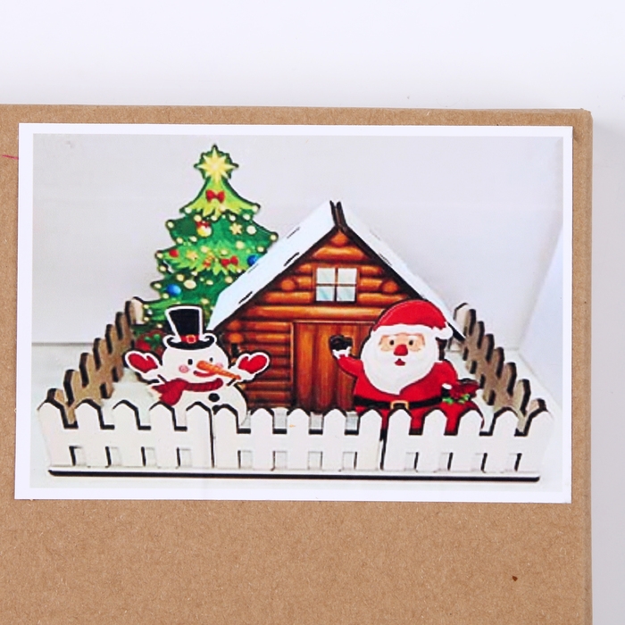 Алмазная вышивка &laquo;Новогодняя композиция&raquo; интерьерный декор