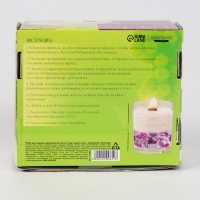 Свеча своими руками. Создание ароматической свечи с сухоцветами &laquo;Виноград&raquo;, набор для творчества