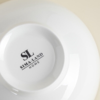 Салатники SL Home &laquo;Каскарон&raquo;, 1,4 л, d=18 см, набор 2 шт, костяной фарфор, белые