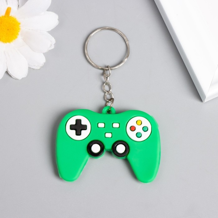 Брелок резина "Джойстик" МИКС 2,7х3,8х0,4 см