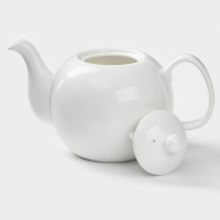 Чайник фарфоровый заварочный Wilmax Olivia &laquo;Классика&raquo;, 1,75 л, цвет белый