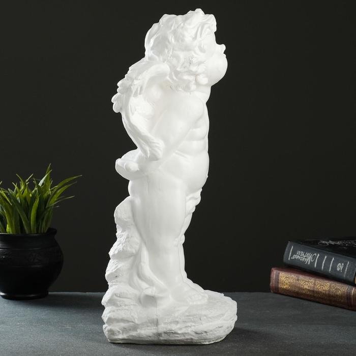 Фигура гипс &laquo;Ангел Амур&raquo;, белый, 15&times;15&times;37 см