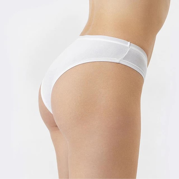 Набор женских трусов слипы (3шт), цвет белый/черный/бежевый, р-р 46 (M) Набор женских трусов слипы (3шт), цвет белый/черный/бежевый, р-р 46 (M)