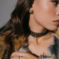 Чокер &laquo;Госпожа&raquo;, цвет чёрный, 33 см