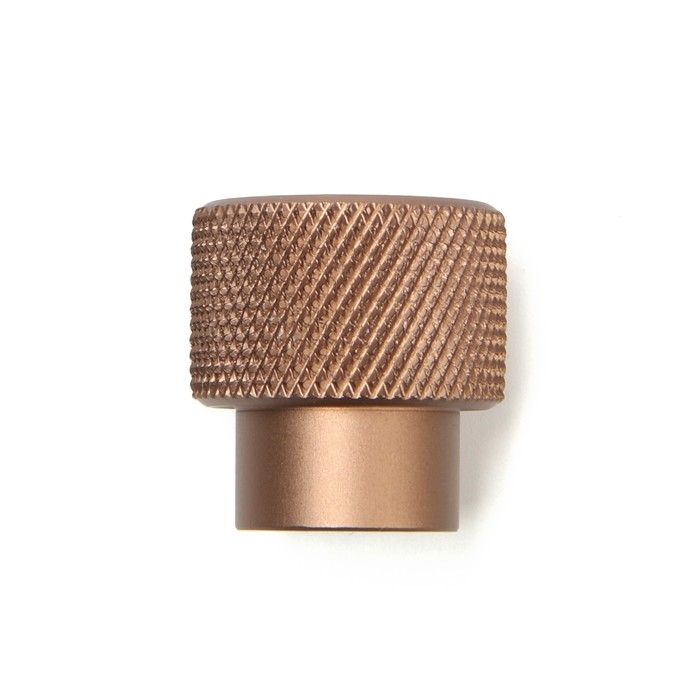 Ручка-кнопка CAPPIO,  d=25 mm. цвет коричневый