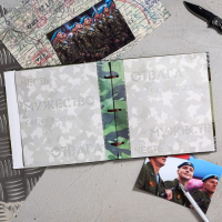 Дембельская книга на ленте &laquo;Герой&raquo;, 32 листа, 20 х 20 см